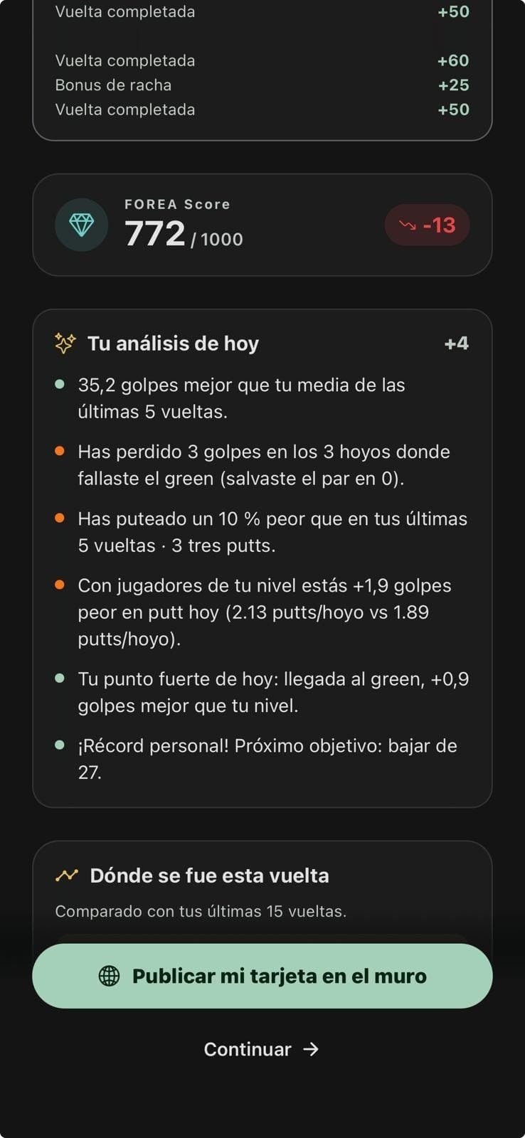 El análisis de la vuelta recién terminada, con el FOREA Score y seis conclusiones